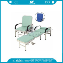 Компания AG-AC001 лучшие продажи стальная рама, используемые больница сопровождают стул